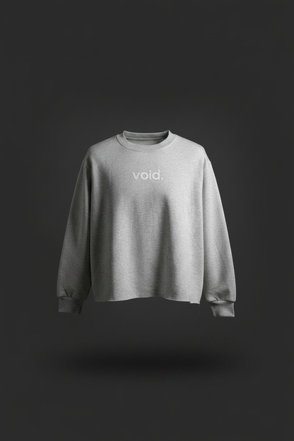 void. Grey Crewneck – Background Only Change