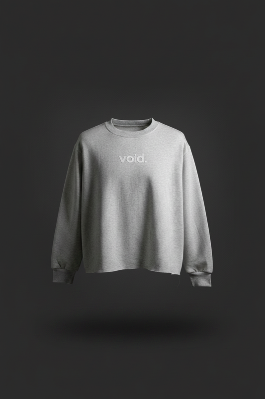 void. Grey Crewneck – Background Only Change